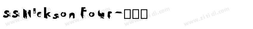 SS Nickson Four字体转换
